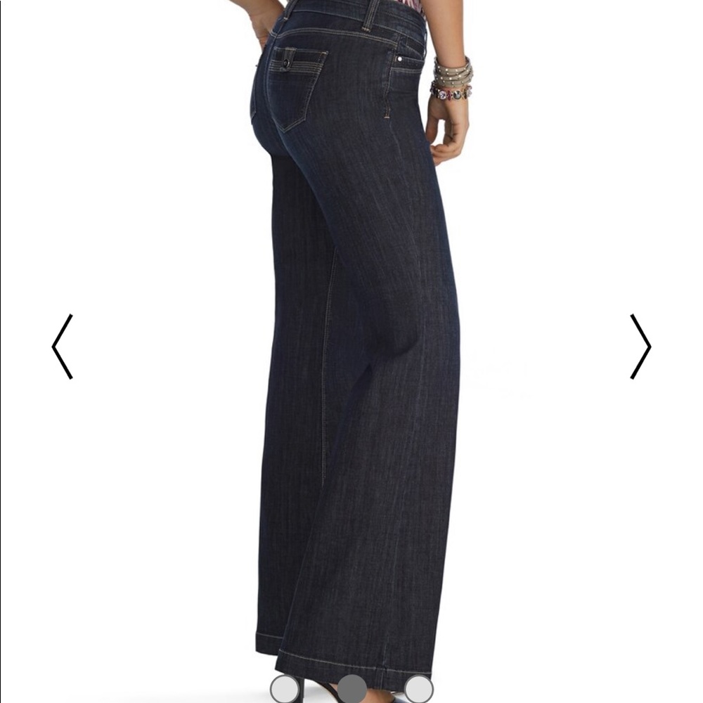 NWT WHBM TROUSER flared 80s vintage JEANS - Picture 2 of 8